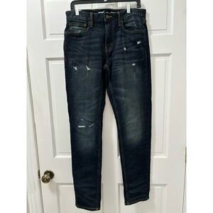 Men's 32x34 Old Navy Relaxed Slim Taper Built In Flex Blue Jeans